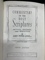 Lange's Commentary on the Holy Scriptures 1～12