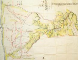 　信濃国伊奈郡大草村論所絵図　
