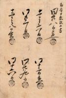 　豊前国中津藩士勤仕覚 （仮題）