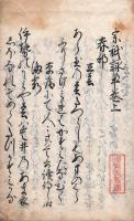 　宗 祇 詠 草 抄