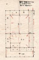 近江国大津今颪町大工喜八旧蔵商家屋敷絵図