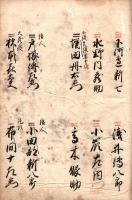 御譜代面々　