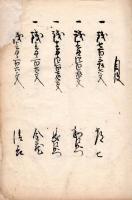 平塚宿自役銭取調書上帳写