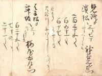 道中駄賃付 （仮題）