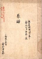 一橋大納言殿近習番青山斎宮譜書等