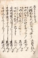 異国船御手捥御筒於西野地村御仕成被仰付諸御入目銀本拂御算用目録