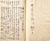 　俳諧珍書３種収録写本　「俳諧の秘記、て尓をは幷切字、会席法度之古式」