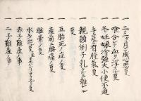 天下一流中條帯刀一子相伝婦人一通産前産後秘伝　