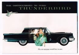 THE　DISTINGUISHED　59 FORD　THUNDERBIRD 　サンダーバード・自動車カタログ