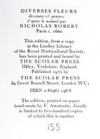 Variae Ac Multiformes Florum Species Appressae Ad Vivum Et Aeneis Tabulis Incisae