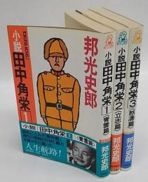 小説田中角栄　1.青雲篇　2.立志篇　3.怒涛篇　3冊揃