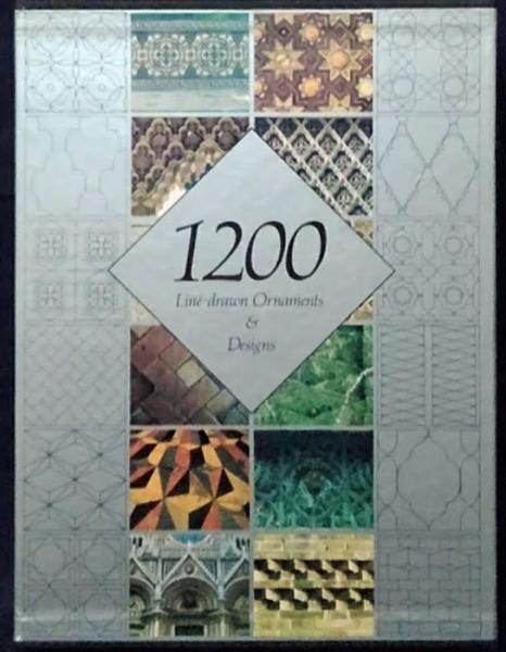 【貴重】線描　オーナメント 1200 全1巻2分冊　学研　清水要　専門誌 専門書 清水 要 線描オーナメント1200 学研