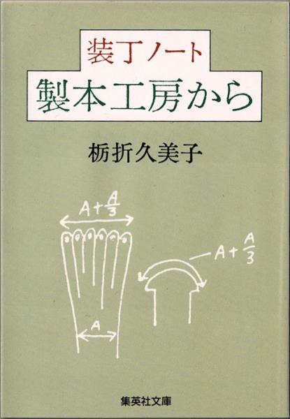 【希少・入手困難】栃折久美子 製本工房から／毛皮・革の本 2冊セット 製本・装幀 製本工房から 装丁ノート 集英社文庫 | 栃折久美子 | 集英社 | ¥550