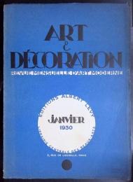 Art et Décoration, Revue Mensuelle D'art Moderne　　JANVIER 1930　1月号