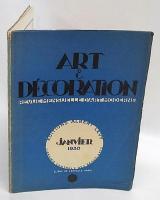 Art et Décoration, Revue Mensuelle D'art Moderne　　JANVIER 1930　1月号