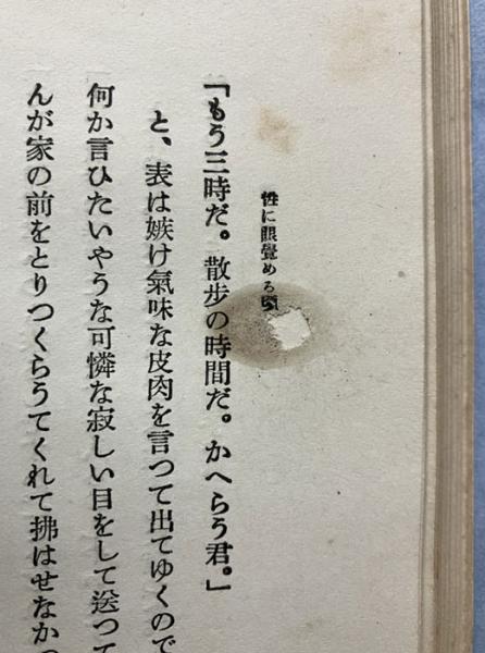 室生犀星「性に眼覺める頃」初版 大正9年 古書 古本 萩原朔太郎