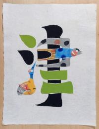 伊呂波絵文字　「津」　ツバメ、ツグミ