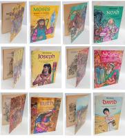聖書物語　Scripture Activity Book　6冊揃　NOAH、MOSES Freedom、MOSES New Land、RUTH、JOSEPH、DAVID