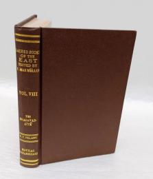 The Sacred Books of the East, Translated by Various Oriental Scholars  VOLUME Ⅷ 　The Bhagavadgita with the Sanatsujatiya and the Anugita