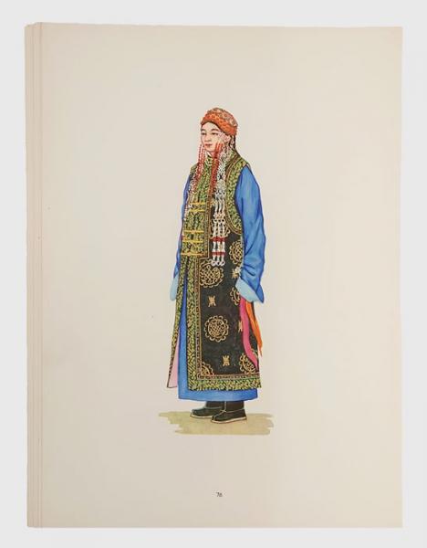 モンゴルの民族衣装 モンゴルの民族衣装 National Costumes of The M.P.R.