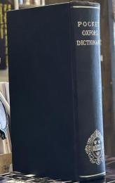 The Pocket Oxford Dictionary of Current English
