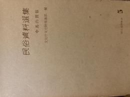 民俗資料選集　中馬の習俗