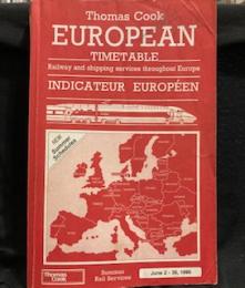 Thomas Cook European Timetable June 2-30 1996