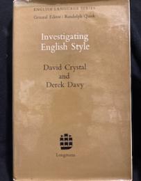 Investigating English Style (English Language Series)