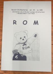 ROM　Revisit old mysteries　no.123