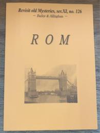 ROM　Revisit old mysteries　no.126