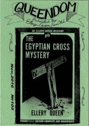 QUEENDOM　No.105　エラリイ・クイーン・ファンクラブ会誌2016年11月　第105号