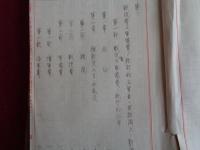 戦役費及軍備費ノ統計的沿革並二其経済上ニ及セル影響　稿本（調査員：大内兵衛、監修：小野義一、大正3年12月）万国平和財団経済歴史部日本調査会会長・男爵 阪谷芳郎に提出（大内兵衛執筆の原稿か？、万国平和財団経済歴史部日本調査会原稿用紙に万年筆で書かれたもので、500字詰150枚）