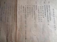 鉱山勤労配置査察実施状況報告（長野県小県郡・金城炭鉱株式会社、戦前）鉱山勤労配置査察実施状況報告（藁半紙にガリ版印刷とタイプ印刷の二種、若干内容が異なる。例えばガリ版では半島人の員数は7人と15人、勤労報国隊は5人と0、作業員の数にも違いがあるなど）合計10枚の資料（画像あり）