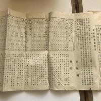 宮城養蚕標準一覧表（神明角養蚕部・明治33年）