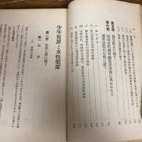 少年犯罪と女性犯罪　其他犯罪諸問題（昭和9年・白井勇松）詳細は目次画像参照