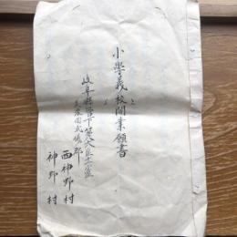 小学義校開業願書（岐阜県管下第八大区十一小区・美濃国武儀郡・明治6年6月）