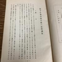 府下中等学校生徒の宿所調査（昭和6年・大阪府中等学校校外教護聯盟）詳細は目次画像参照


