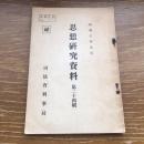秘 思想研究資料 第二十四輯 取扱注意No.119（昭和7年9月、司法省刑事局）詳細は目次画像参照

