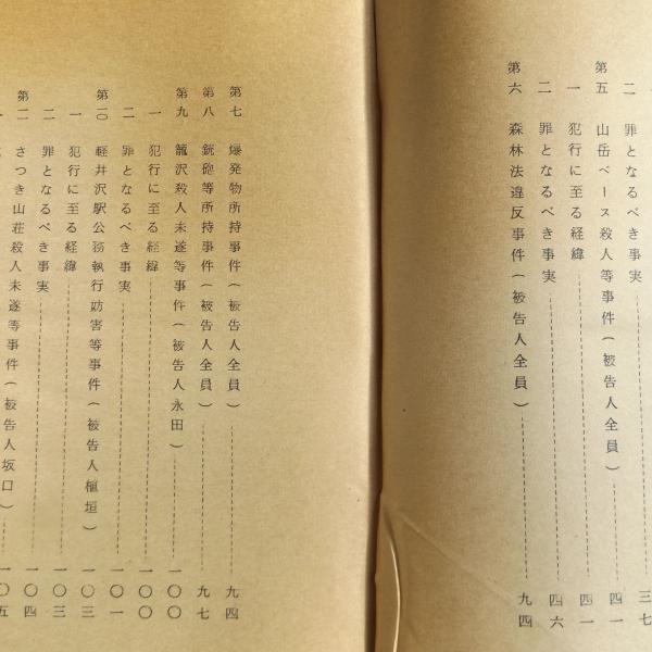連合赤軍事件 統一組 判決 東京地方裁判所刑事第七部 昭和57年 古本 中古本 古書籍の通販は 日本の古本屋 日本の古本屋