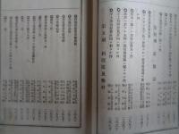 千葉県保安警察法規（千葉県警察部保安課編、明治37年）行政執行、違警罪、監視、戸口調査、銃砲火薬、碑表、形象、頼母子講会、災害・天災、風俗、社寺及宗教、富籤、演芸及観物、遊技場、料理屋及芸妓、貸座敷・引手茶屋・娼妓、未成年者喫烟、古物商、質屋、宿屋、浴場、牛馬売買、交通、車馬、鉄道、汽船営業、精神病者、海難、軍事、外事、安寧、他