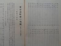 東京市町会時報 2巻8号　特輯：町会名簿（東京市役所、昭和13年）町会の沿革・組織・区域・会員・事業・財務、区町会連合会、町会と各種団体、東京市町会名簿