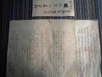 東調布警防団「防空・防毒・毒ガス」関係資料10点（昭和16年〜）東調布警防団綜合防空訓練実施要、第五組防空訓練実施通知、（秘）綜合防空訓練実施要（昭和16年10月、第五分団本部）、警防団基本訓練実施要綱、第五分団継承連絡図、防毒部名簿、第五分団本部組織及び各部、名簿（警護部、交通整理部、燈火管制部、防毒部、救護部、工作配給部、消防部、消防部特別班、第五分団名簿（昭和17年7月現在（前記とは異なる名簿）、毒瓦斯ノ検知・警報二就イテ、第五分団区域内特設防護団「集会」所一覧（昭和16年）、関連資料反故