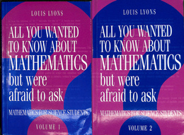 いまさら聞けない理系の数学　（英）　Vol.1、2の2冊で　ALL YOU WANTED TO KNOW ABOUT MATHEMATICS but were afraid to ask MATHEMATICS FOR SCIENCE STUDENTS