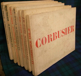 ル・コルヴュジェ全作品集（仏）　LE CORBUSIER　第1-8巻のうち第7巻欠の計7冊