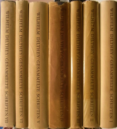 ディルタイ著作集（独）　Gesammelte Schriften　第1～7巻の計7冊