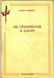 レヴィ・ストロースからラカンまで（仏）　DE LEVI-STRAUSS A LACAN