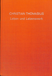 クリスチャン・トーマス　人生と仕事（独）CHRISTIAN　THOMASIUS　Leben und Lebenswerk