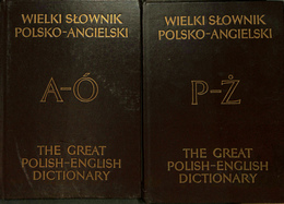 英波大辞典（英、ポーランド語）　WIELKI SLOWNIK POLSKO-ANGIELSKI   THE GREAT POLISH-ENGLISH DICTIONARY　全2冊揃