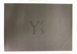 Y's カタログ　Y's for men spring/summer　ヨウジヤマモト　1999年