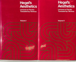 美学講義（英訳版）　Hegel's Aesthetics  Lectures on Fine Art　第1,2巻の計2冊